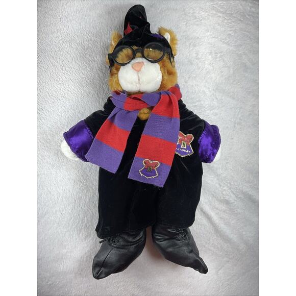 Rare Build A Bear Wizard Stuffed Animal Harry Potter BAB Academy Vintage Glasses - Picture 1 of 9